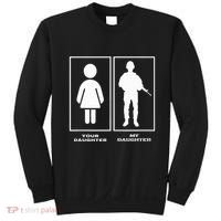 Proud Soldier Mom Dad Your Daughter My Daughter Military Sweatshirt thumb 0