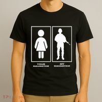 Proud Soldier Mom Dad Your Daughter My Daughter Military T-Shirt thumb 3