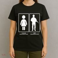Proud Soldier Mom Dad Your Daughter My Daughter Military T-Shirt thumb 4