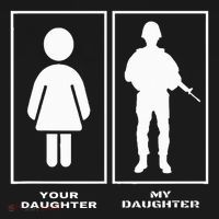 Proud Soldier Mom Dad Your Daughter My Daughter Military T-Shirt thumb 7