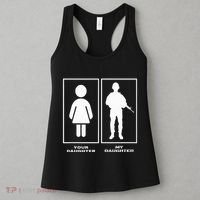 Proud Soldier Mom Dad Your Daughter My Daughter Military Women's Tank Top thumb 3
