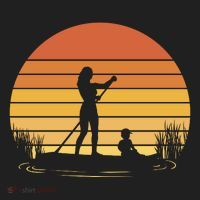 Paddle Surf Mother And Child Sunset Tumbler thumb 3