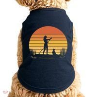 Paddle Surf Mother And Child Sunset Doggie Tank thumb 0