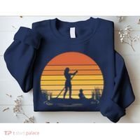 Paddle Surf Mother And Child Sunset Sweatshirt thumb 2