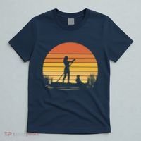 Paddle Surf Mother And Child Sunset T-Shirt thumb 5