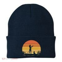 Paddle Surf Mother And Child Sunset Beanie thumb 0