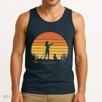 Paddle Surf Mother And Child Sunset Tank Top thumb 3