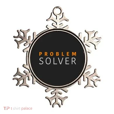 Problem SOLVER Mood Top Confident Positive Attitude Quote Ornament