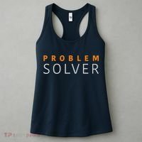 Problem SOLVER Mood Top Confident Positive Attitude Quote Women's Tank Top thumb 3