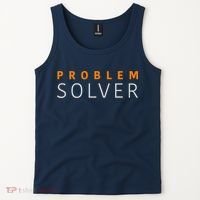 Problem SOLVER Mood Top Confident Positive Attitude Quote Tank Top thumb 2