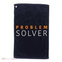 Problem SOLVER Mood Top Confident Positive Attitude Quote Golf Towel thumb 0