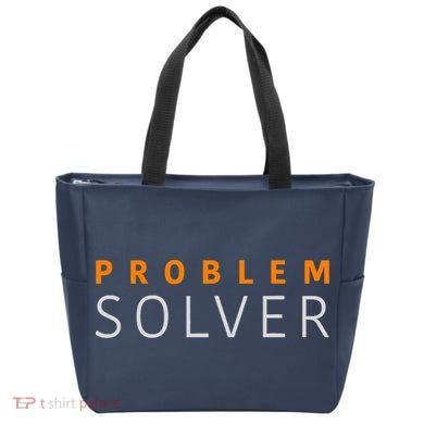 Problem SOLVER Mood Top Confident Positive Attitude Quote Tote Bag
