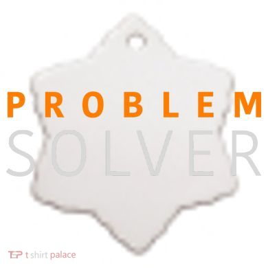 Problem SOLVER Mood Top Confident Positive Attitude Quote Ceramic Ornament