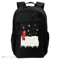 Peeing Santa Merry Christmas Ugly Christmas Xmas Funny Gift Backpack thumb 0