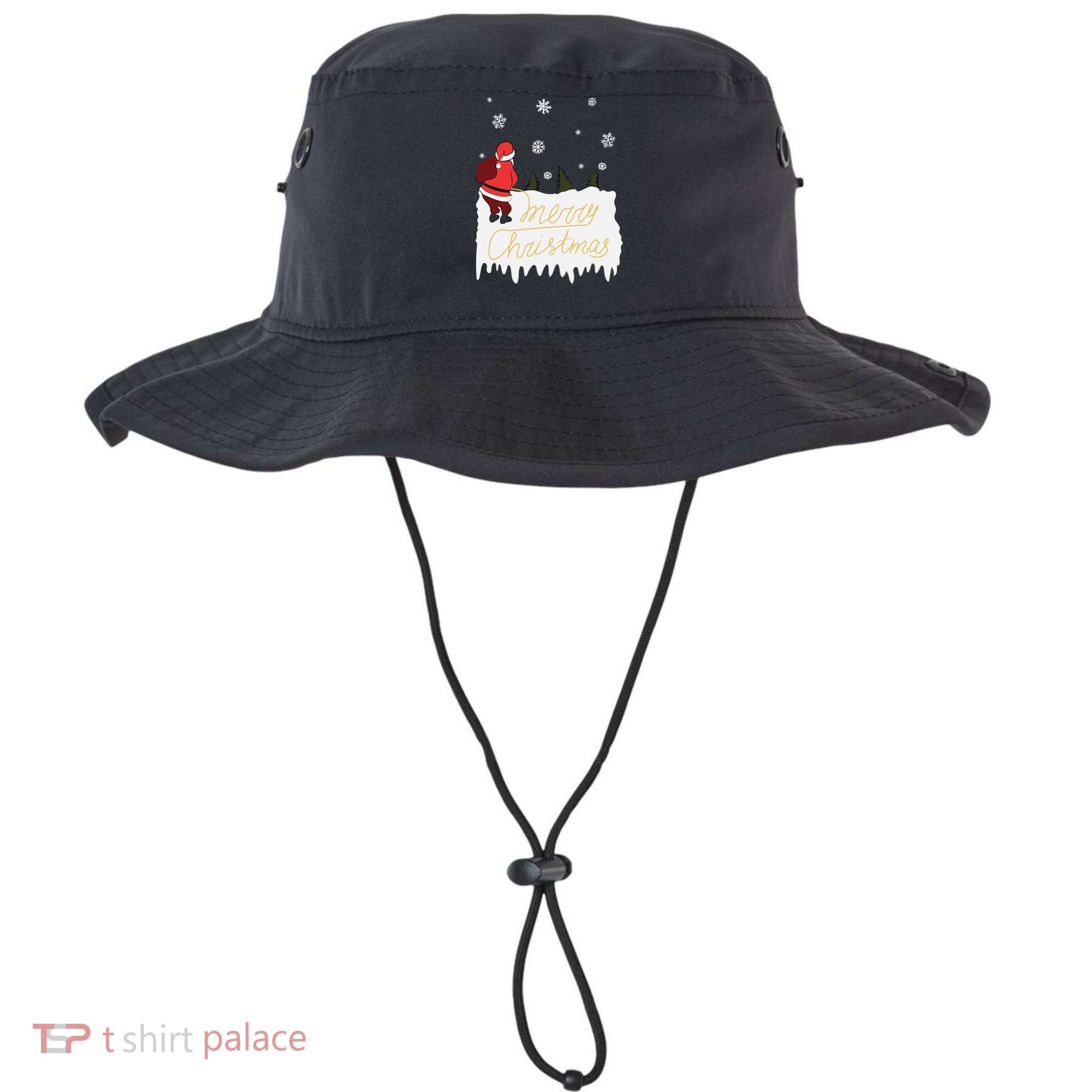 Peeing Santa Merry Christmas Ugly Christmas Xmas Funny Gift Bucket Hat