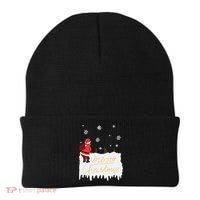Peeing Santa Merry Christmas Ugly Christmas Xmas Funny Gift Beanie thumb 0