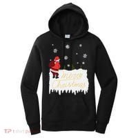 Peeing Santa Merry Christmas Ugly Christmas Xmas Funny Gift Women's Hoodie thumb 0