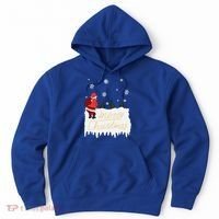 Peeing Santa Merry Christmas Ugly Christmas Xmas Funny Gift Hoodie thumb 0