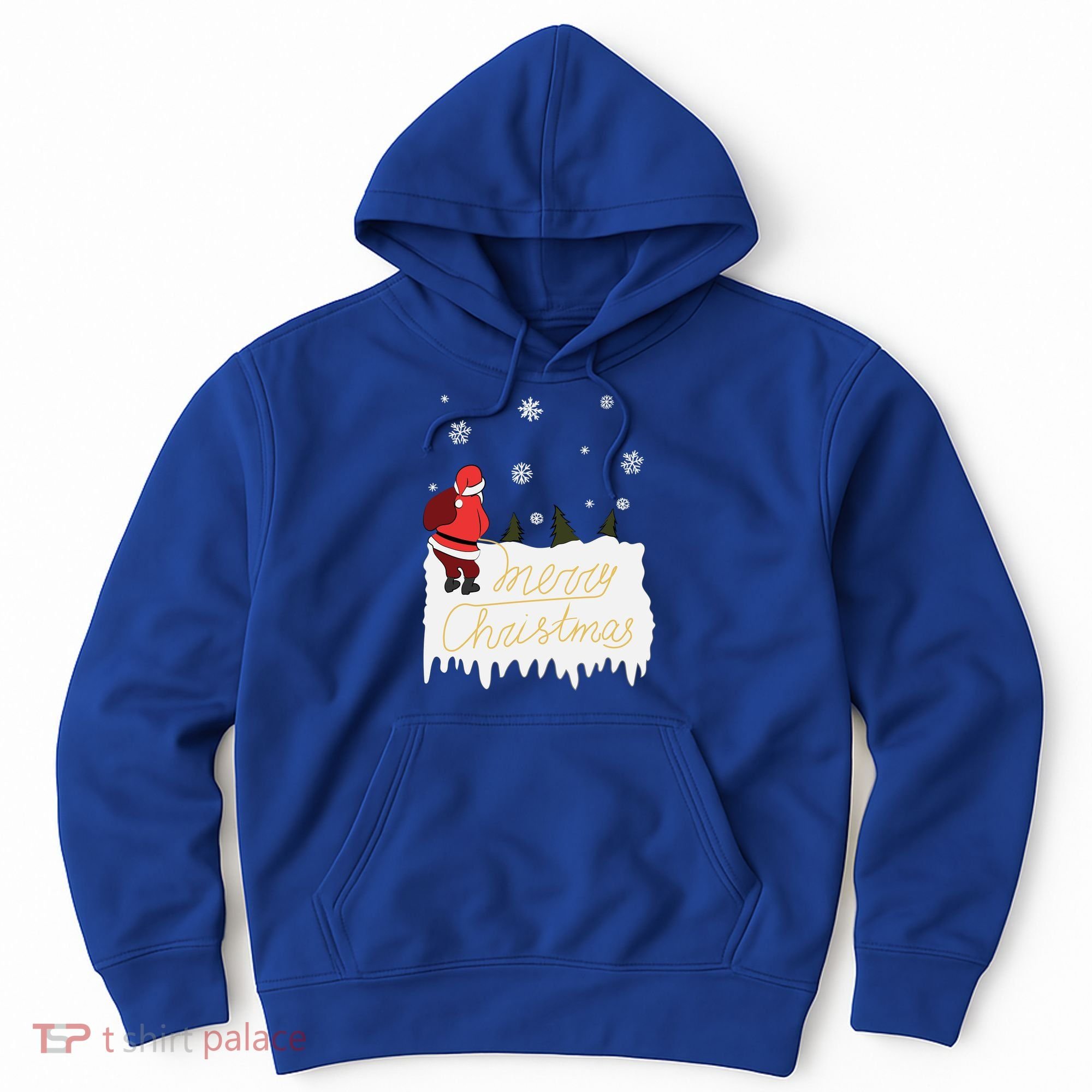 Peeing Santa Merry Christmas Ugly Christmas Xmas Funny Gift Hoodie