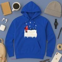 Peeing Santa Merry Christmas Ugly Christmas Xmas Funny Gift Hoodie thumb 3