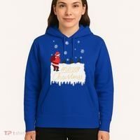 Peeing Santa Merry Christmas Ugly Christmas Xmas Funny Gift Hoodie thumb 5
