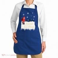 Peeing Santa Merry Christmas Ugly Christmas Xmas Funny Gift Apron thumb 2