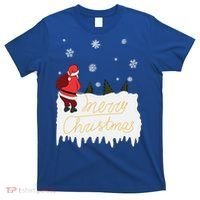Peeing Santa Merry Christmas Ugly Christmas Xmas Funny Gift T-Shirt thumb 0