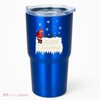 Peeing Santa Merry Christmas Ugly Christmas Xmas Funny Gift Tumbler thumb 0