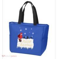 Peeing Santa Merry Christmas Ugly Christmas Xmas Funny Gift Tote Bag thumb 3