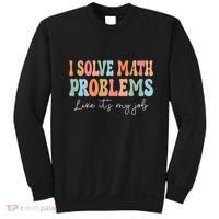 Problem Solver Math Mathematics Back To School Math Teacher Sweatshirt thumb 0
