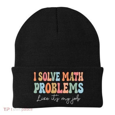 Problem Solver Math Mathematics Back To School Math Teacher Beanie