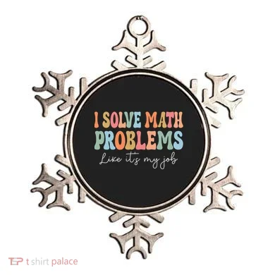 Problem Solver Math Mathematics Back To School Math Teacher Ornament