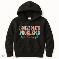 Problem Solver Math Mathematics Back To School Math Teacher Kids Hoodie thumb 0