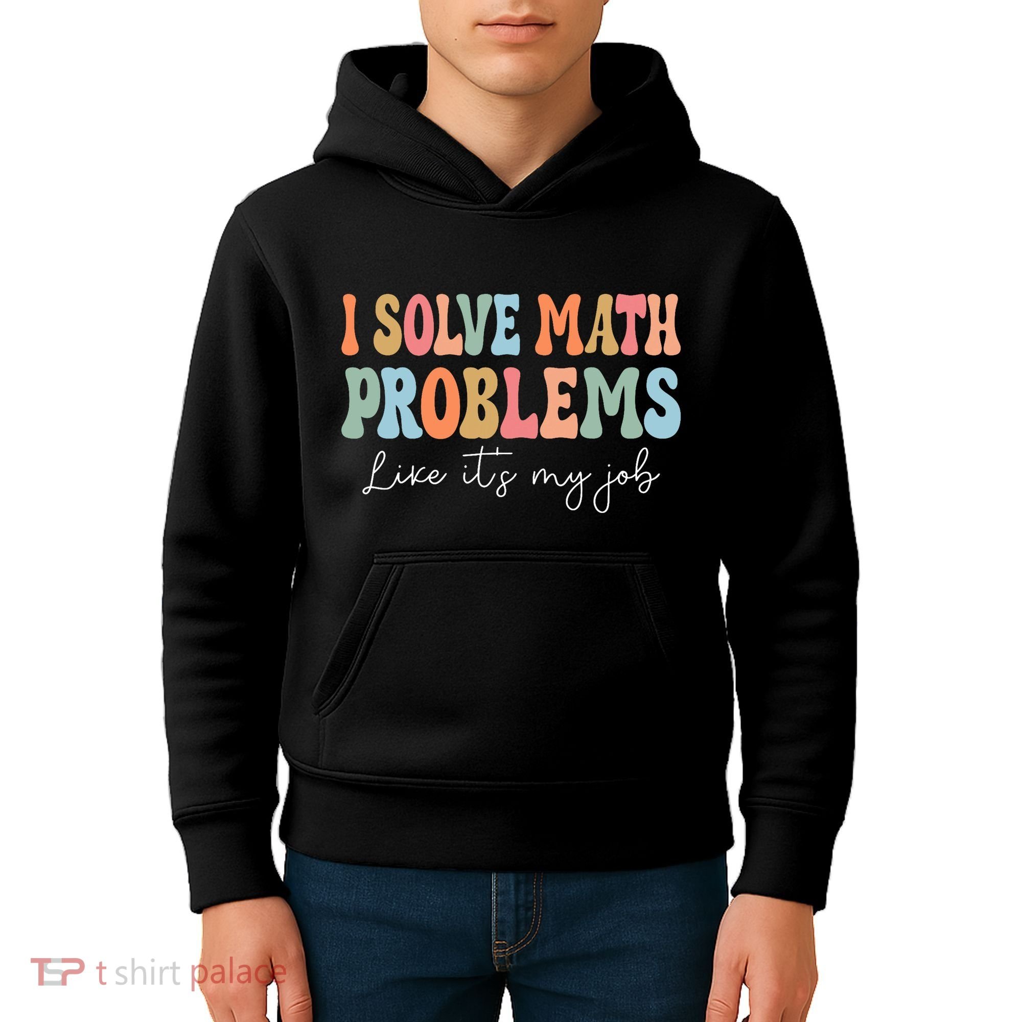 Problem Solver Math Mathematics Back To School Math Teacher Kids Hoodie