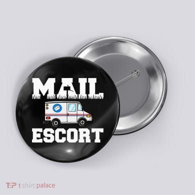 Postal Service Mailman US Postman Worker Button