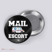 Postal Service Mailman US Postman Worker Button thumb 0