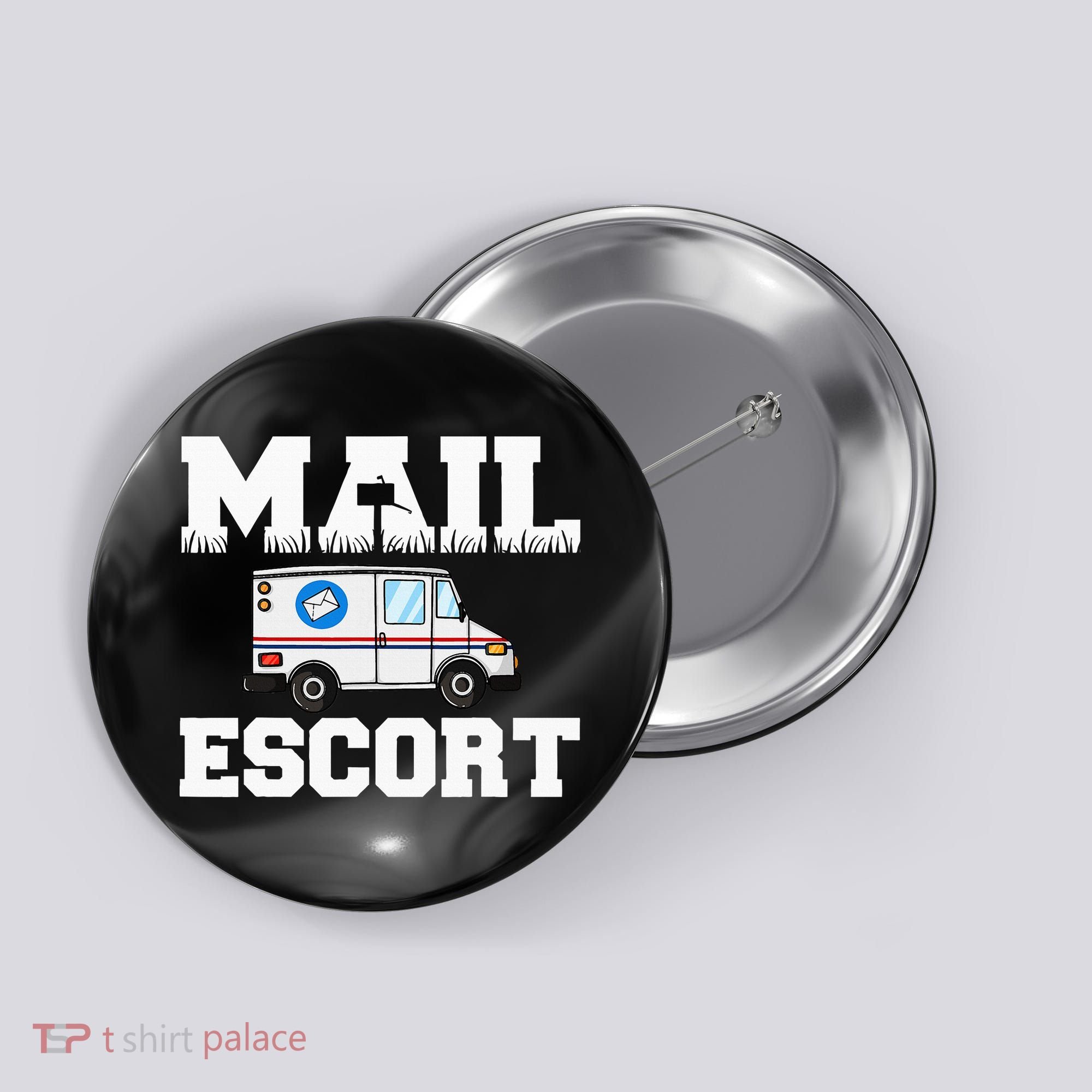 Postal Service Mailman US Postman Worker Button