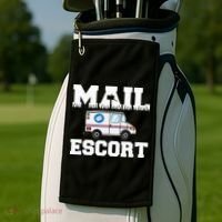 Postal Service Mailman US Postman Worker Golf Towel thumb 2