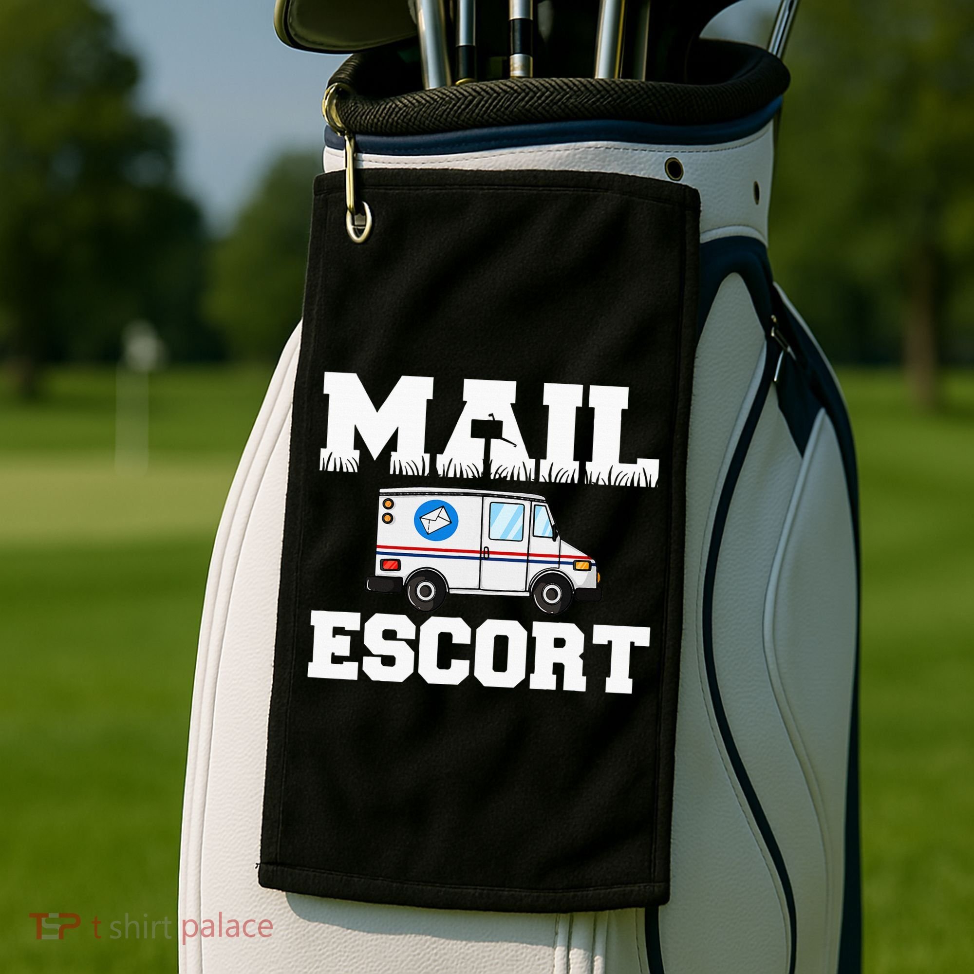 Postal Service Mailman US Postman Worker Golf Towel