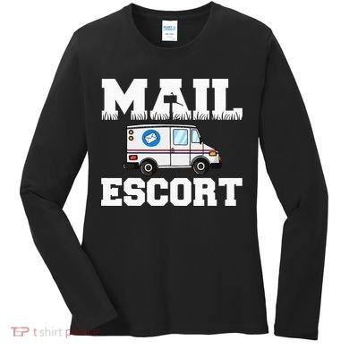 Postal Service Mailman US Postman Worker Women's Long Sleeve Shirt