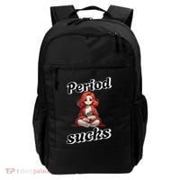 Period Sucks Menstrual Saying Backpack thumb 0