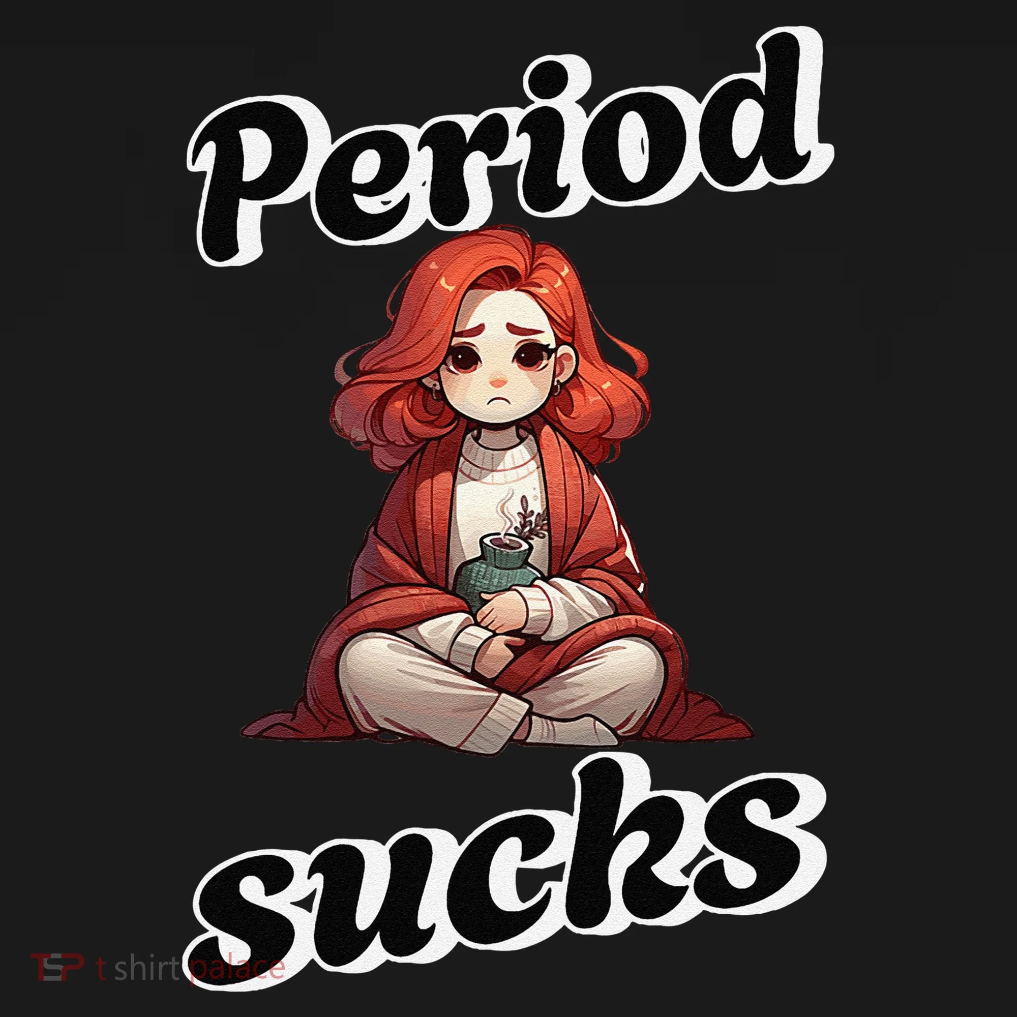 Period Sucks Menstrual Saying Ornament