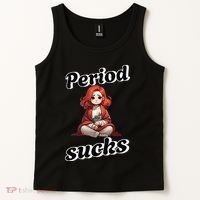 Period Sucks Menstrual Saying Tank Top thumb 2