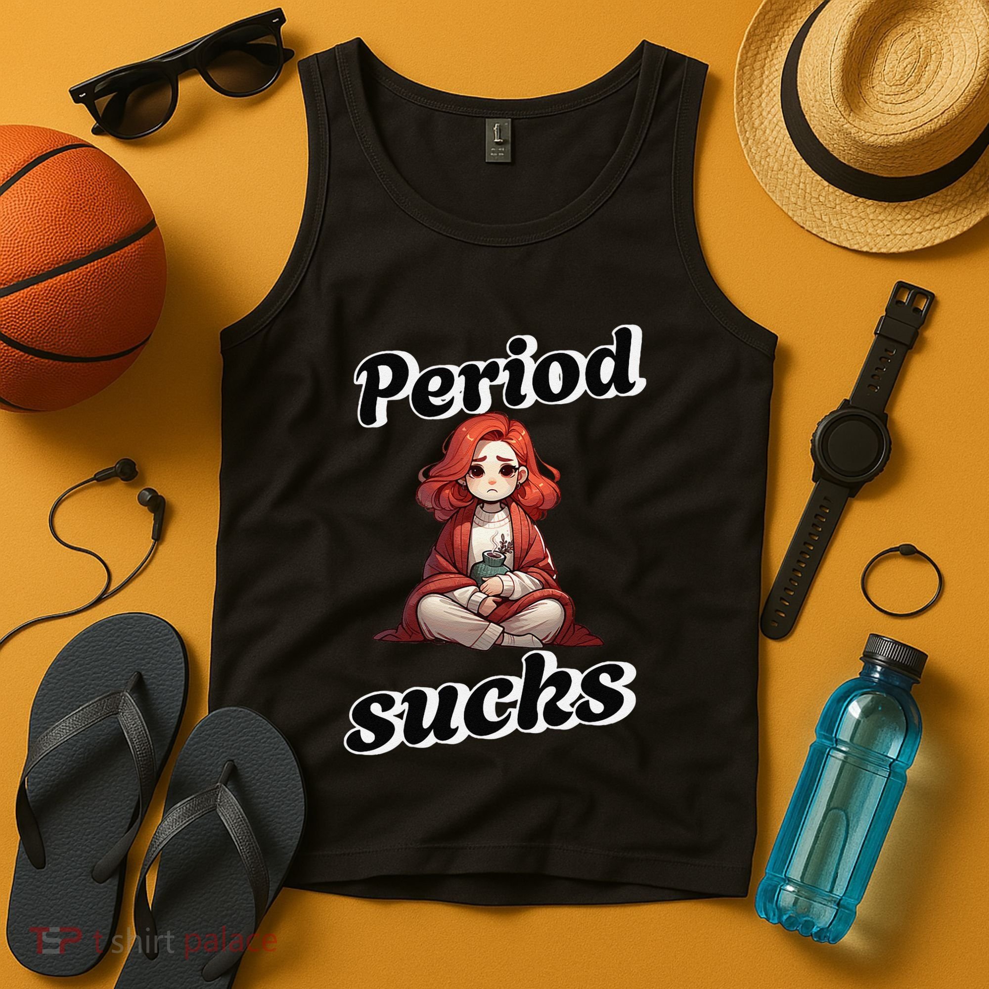 Period Sucks Menstrual Saying Tank Top