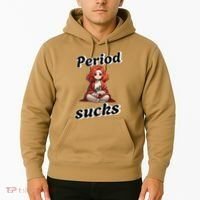 Period Sucks Menstrual Saying Hoodie thumb 2