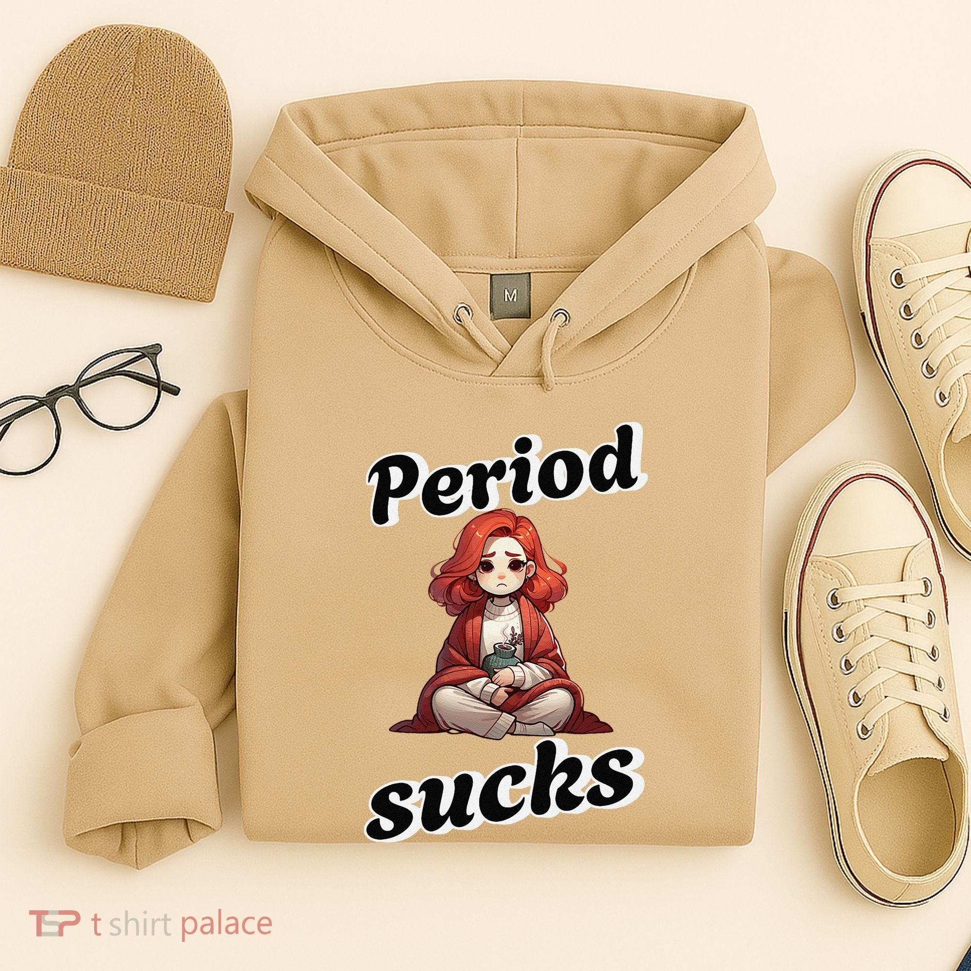Period Sucks Menstrual Saying Hoodie