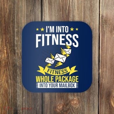 Postal Service Mailman US Postman Worker Coaster