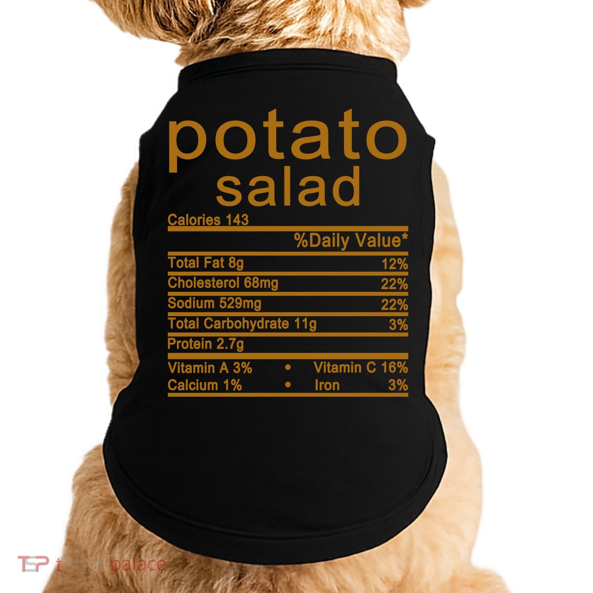 Potato Salad Nutrition Facts Label Doggie Tank
