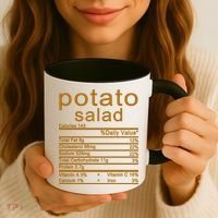Potato Salad Nutrition Facts Label Coffee Mug thumb 3