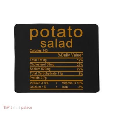 Potato Salad Nutrition Facts Label Mousepad